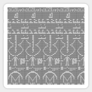 The Arecibo Message 0001 Sticker